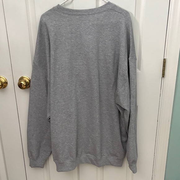 Gray Sweatshirt with Black Human Rights Graphic - Picture 4 of 5